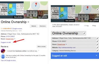 GOOGLE TESTING ADS ON LOCAL KNOWLEDGE PANEL