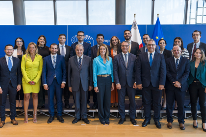 EU President Welcomes Maltese Delegation