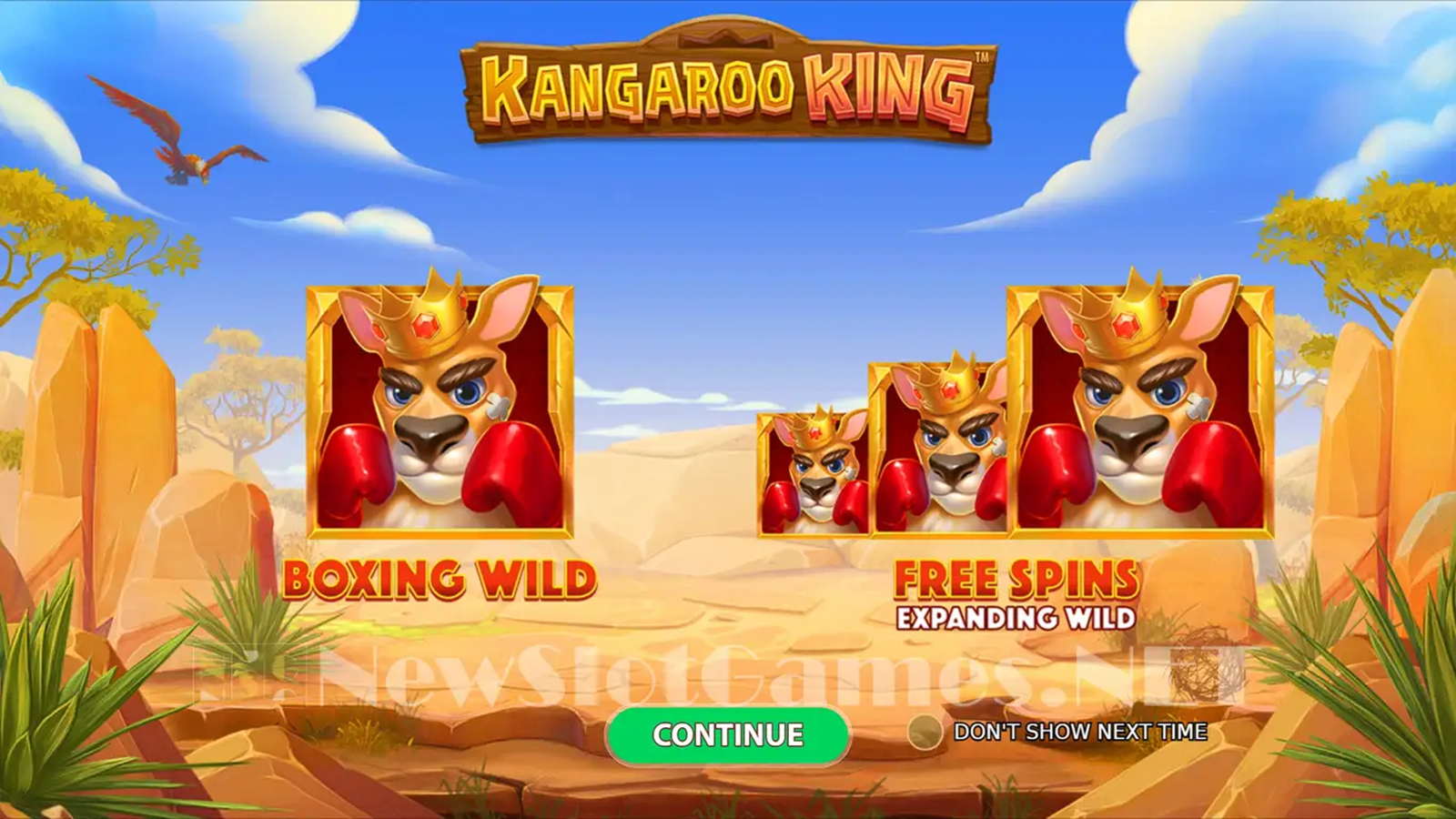 Kangaroo King Slot by Stakelogic