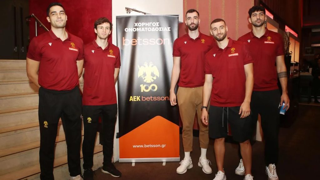 Betsson Becomes AEK BETSSON BC 1 Betsson Becomes AEK BETSSON BC