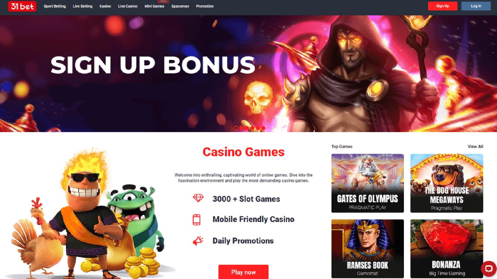 31Bet Casino Review - Games, Bonuses & More