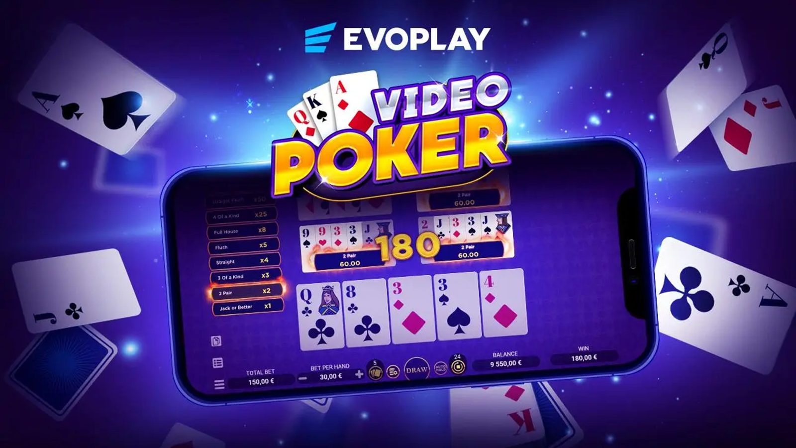 Evoplay Introduces Video Poker