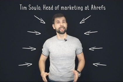 Tim Soulo CMO at Ahrefs
