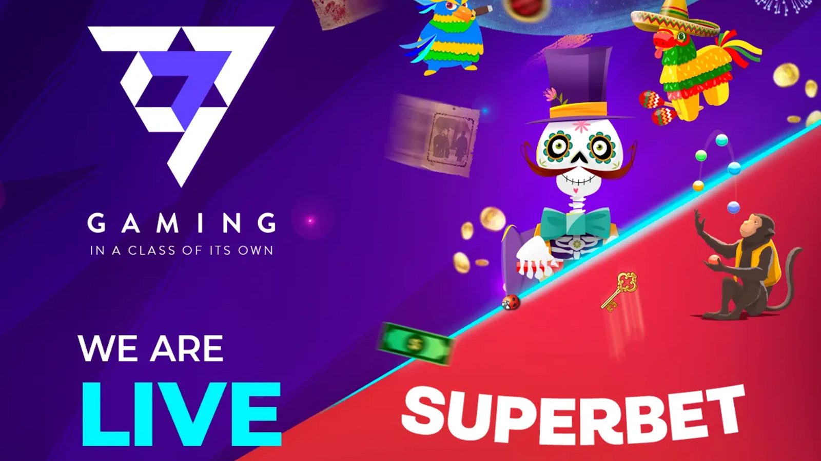 7777 Gaming Goes Live on Superbet