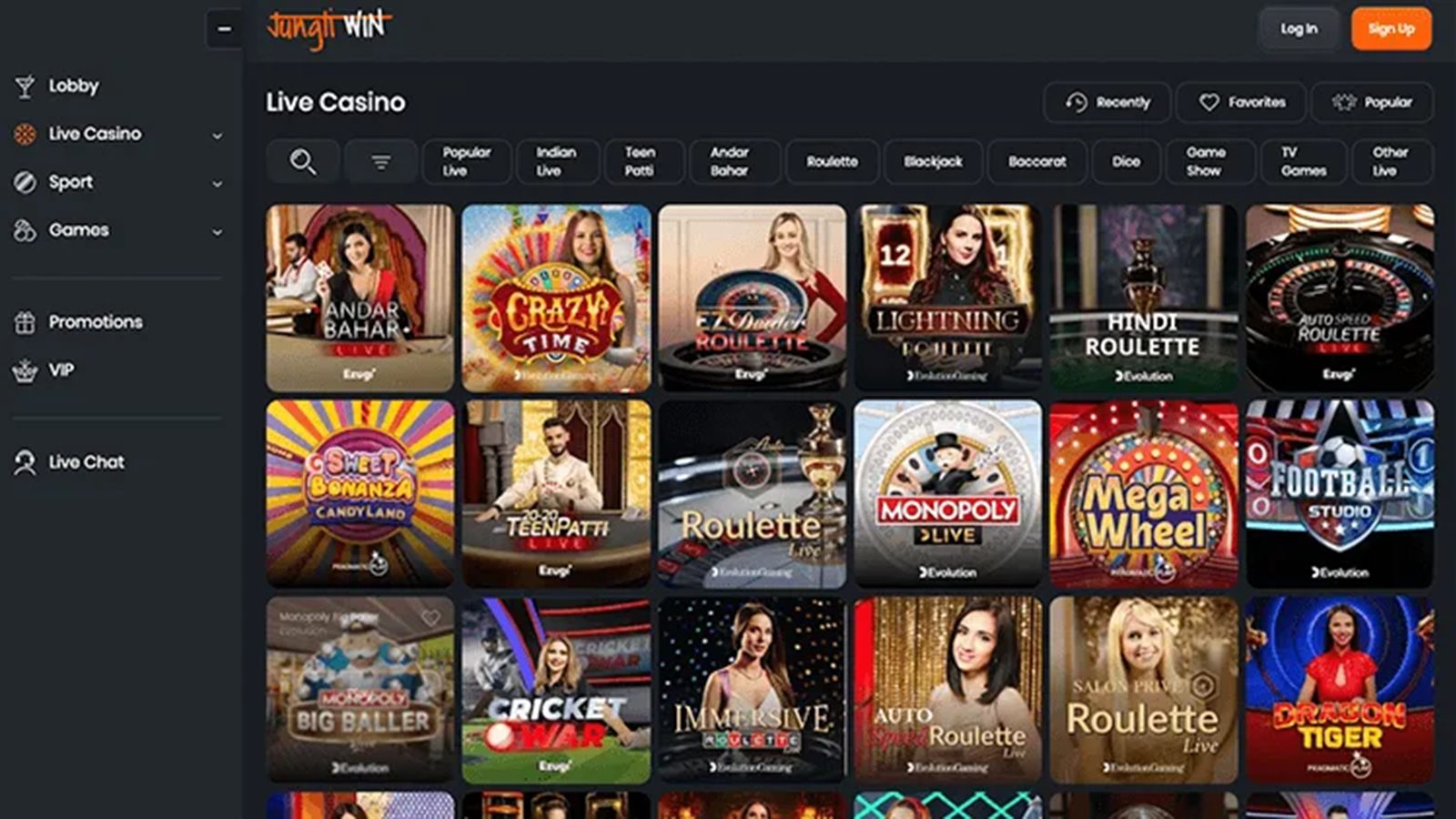 Review of JungliWIN Casino