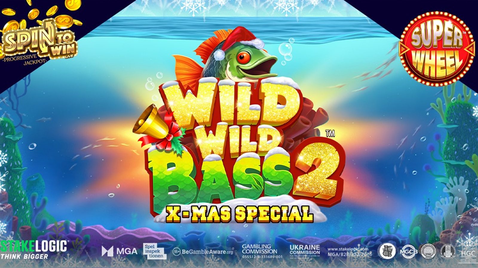 Stakelogic’s Wild Wild Bass 2 Xmas Special