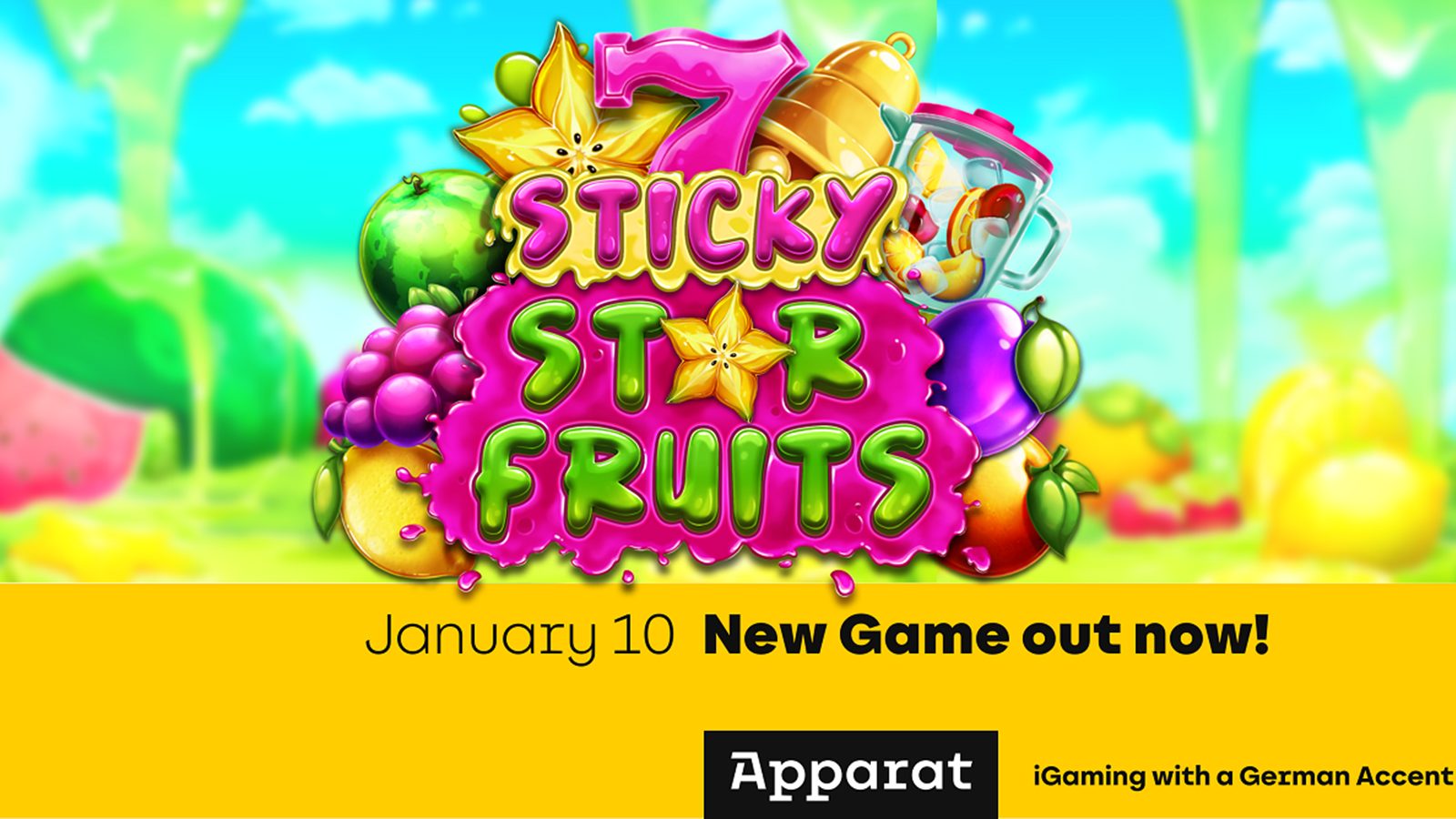 Apparat Gaming's Sticky Star Fruits Slot