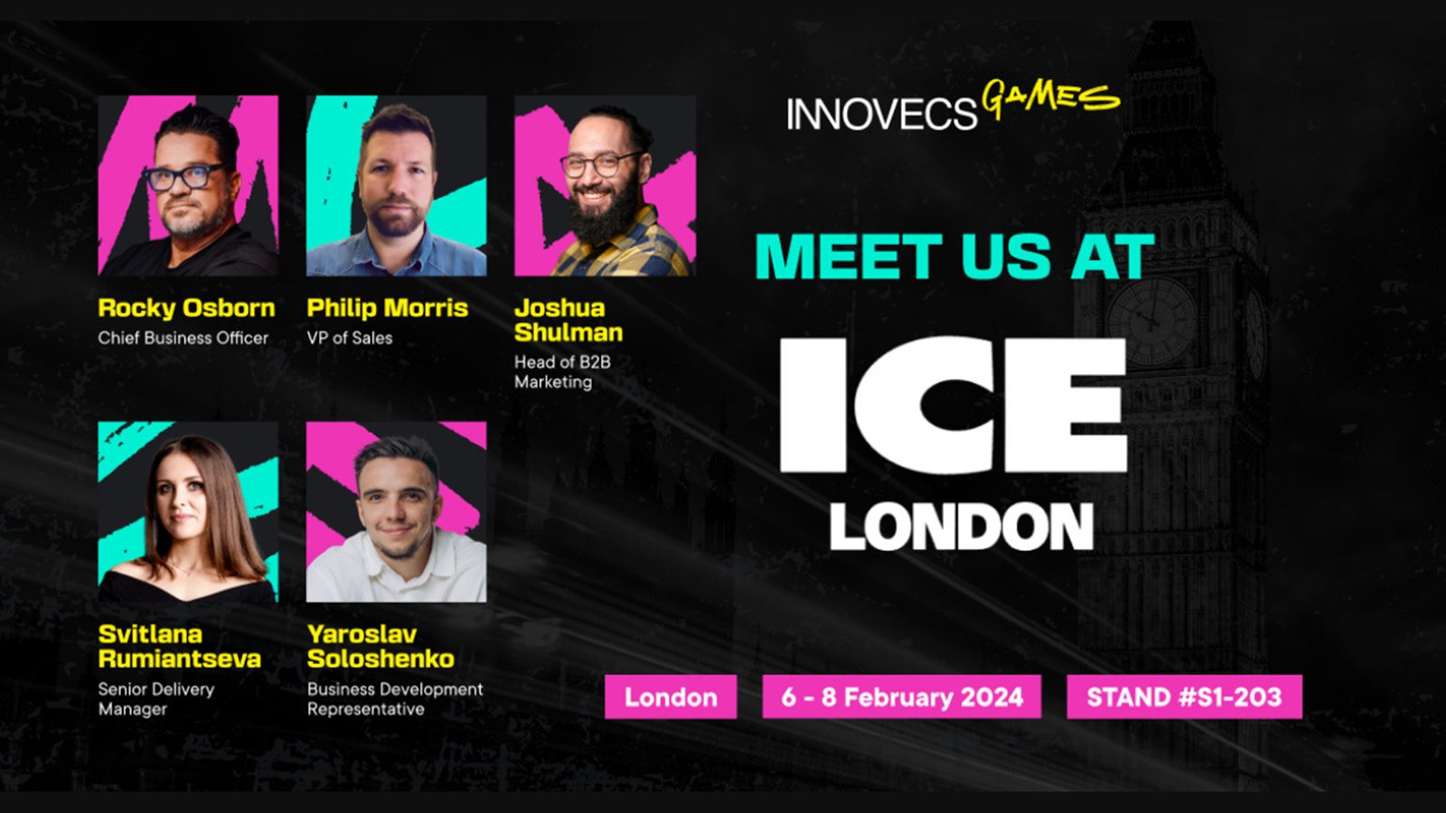 Innovecs Games at ICE London 2024