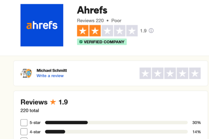 Ahrefs A Trustpilot Tale of Woe and Legal Shadows