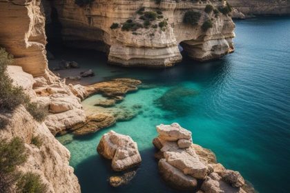 Maltesische Natürliche Schwimmbecken