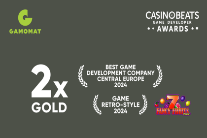 GAMOMAT Wins Double Gold at CasinoBeats Awards