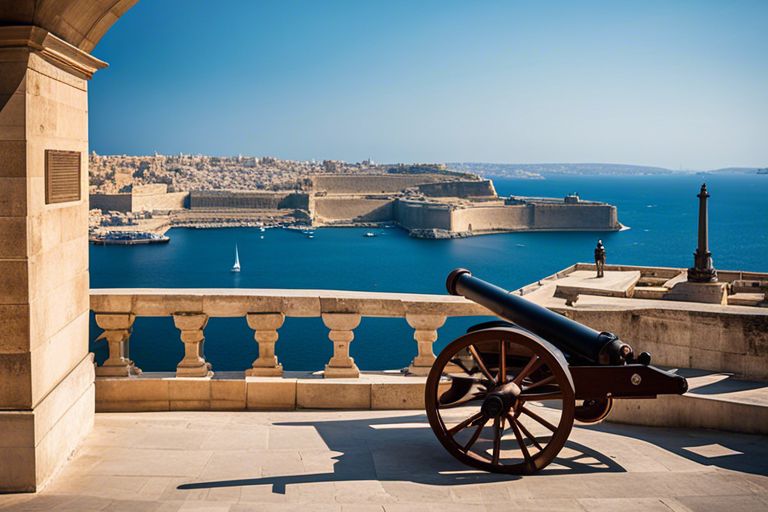Die Salutbatterie in Valletta