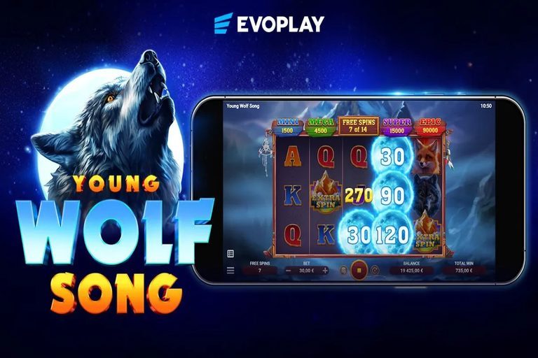 Young Wolf Song Slot Game by Evoplay