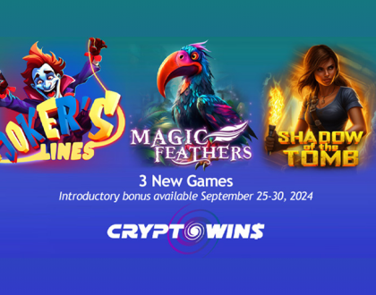 New Slot Titles with Bonuses at CryptoWins