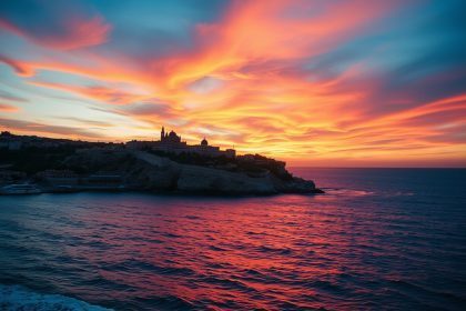 Besten Herbst Sonnenuntergänge in Malta