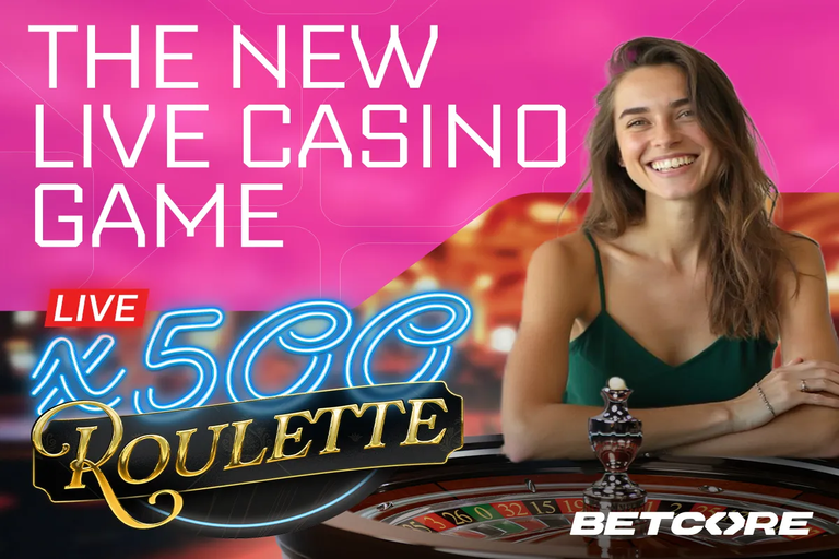 BETCORE Launches Roulette x500 Live Casino Game