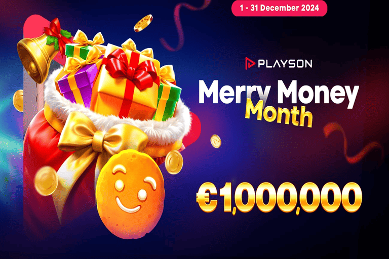 Playson Offers €1 Million in Merry Money Month