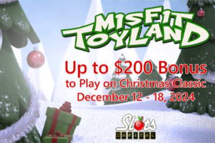 Slots Capital Offers Christmas Bonus Up to $200 26 Slots Capital Offers Christmas Bonus Up to $200