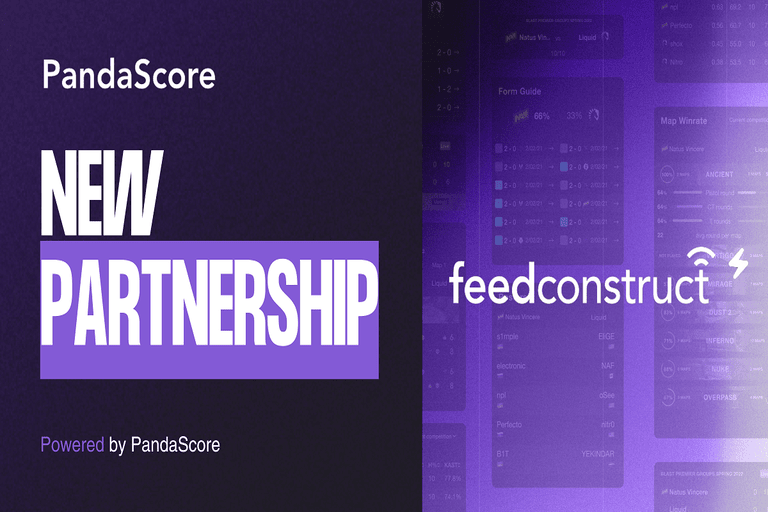 PandaScore Joins FeedConstruct for Esports Betting
