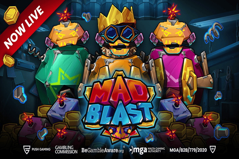 Push Gaming Introduces Mad Blast Slot Game