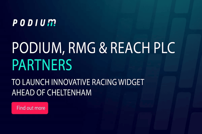 Podium unveils racing widget with live betting odds