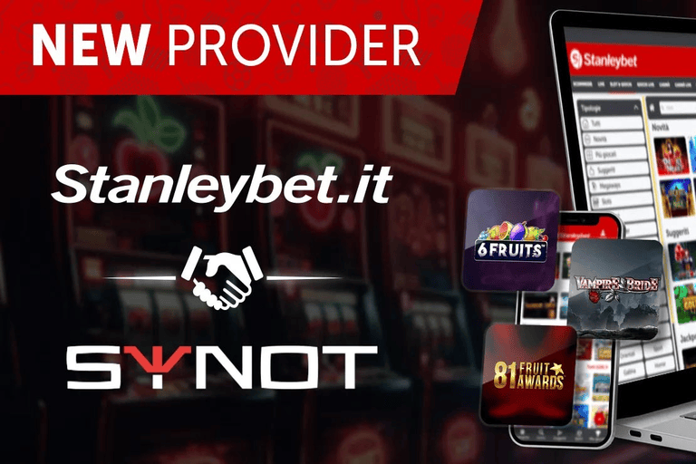 Stanleybet.it expands Casino with SYNOT Games