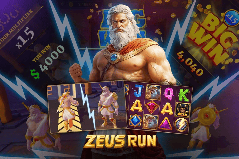 Discover Zeus Run Slot Game from DreamPlay