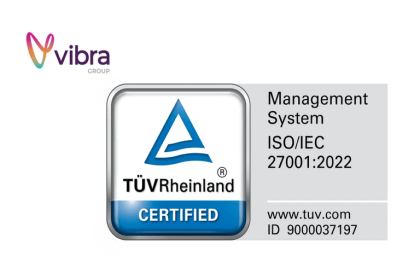 Vibra Group erhält ISO 27001:2022 Zertifikat 19 Vibra Group earns ISO 27001:2022 certification