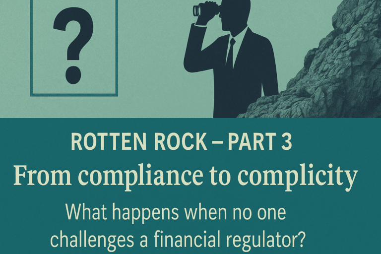 Rotten Rock – Part 3: From compliance to complicity.