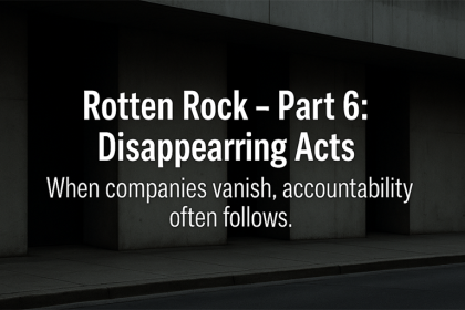 Rotten Rock – Part 6: Disappearing Acts.