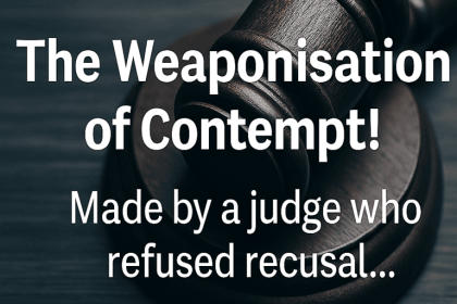 The Weaponisation of Contempt!