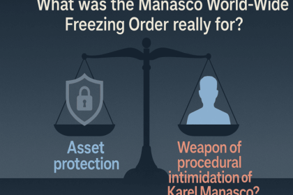 What was the Manasco World-Wide Freezing Order really for? 4 What was the Manasco World-Wide Freezing Order really for?