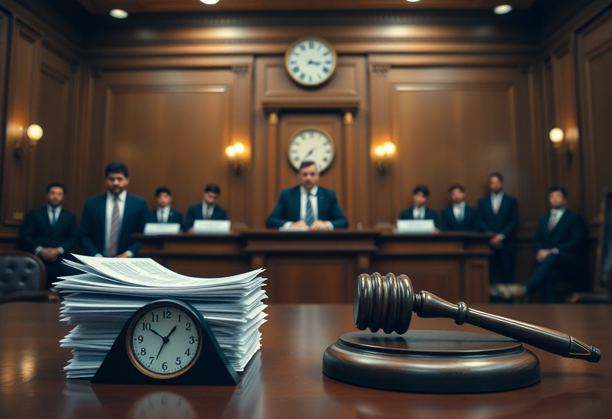 The use of litigation delays in financial investigations