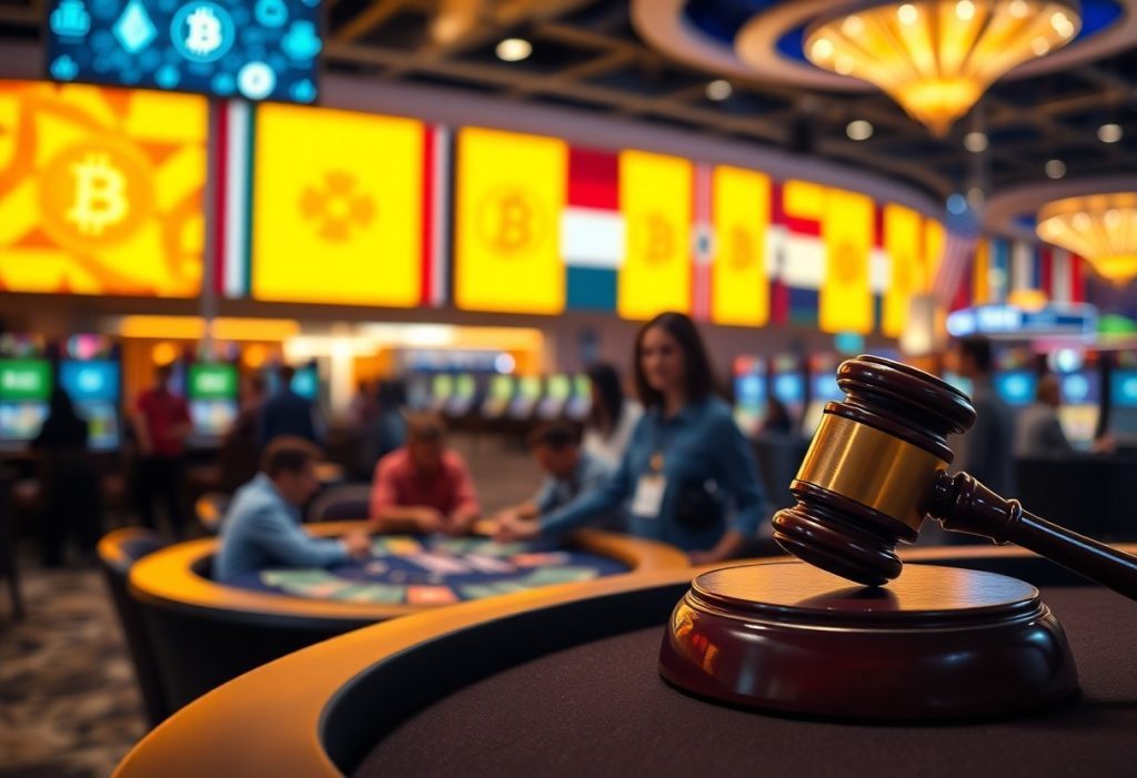 are crypto gambling sites above national law lik