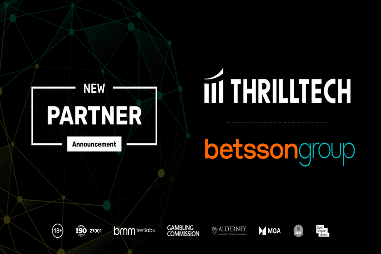 Betsson Group integrates ThrillTech jackpot system