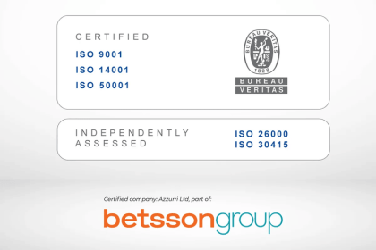 Betsson earns five ISO certifications for Italian operations
