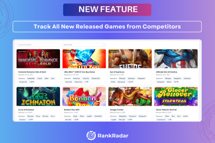 New game tracker by RankRadar empowers iGaming studios
