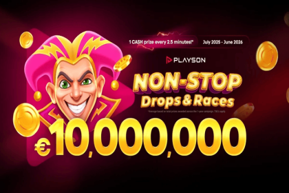 Playson startet €10M Non-Stop Drops & Races 10KK 20 Playson launches €10M Non-Stop Drops & Races 10KK
