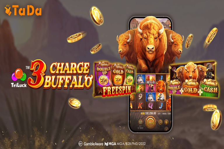 TaDa Gaming Unveils 3 Charge Buffalo Slot Game