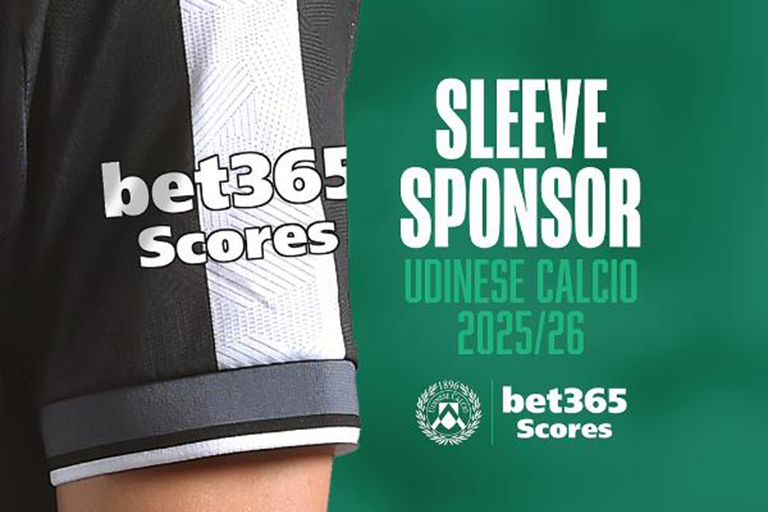 Bet365 Scores becomes Udinese Calcio’s sleeve sponsor 2 Bet365 Scores becomes Udinese Calcio’s sleeve sponsor