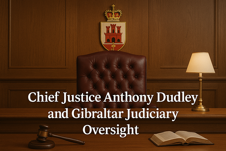 Chief Justice Anthony Dudley and Gibraltar Judiciary Oversight