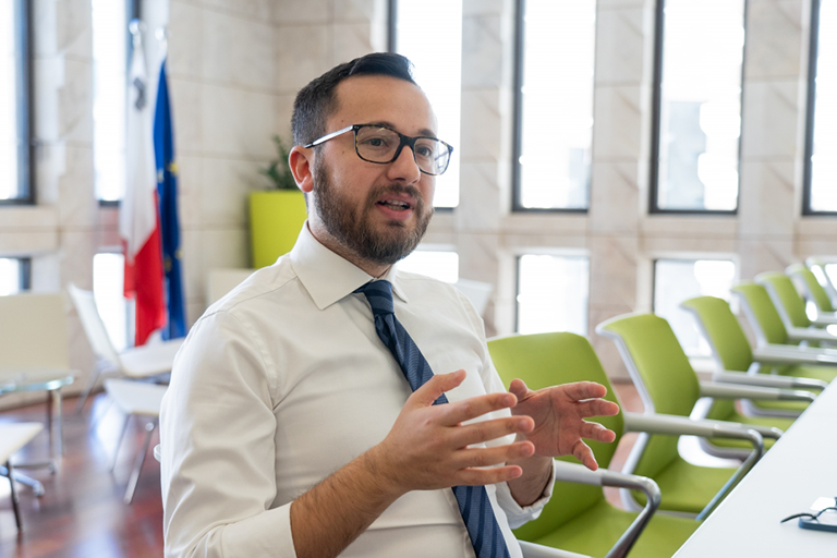 Darren Carabott reacts to Francine Farrugia fraud charges