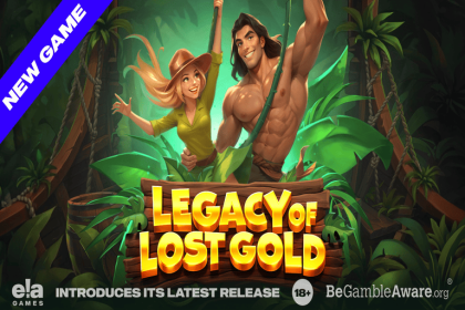 ELA Games launches Legacy of Lost Gold slot