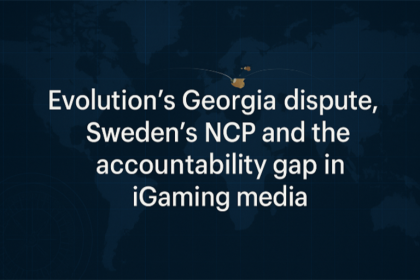Evolution Georgia Dispute: OECD, Workers, and Accountability 19 Evolution Georgia Dispute OECD, Workers, and Accountability