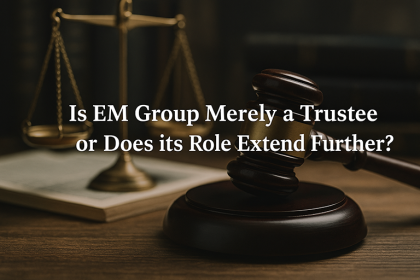 Is EM Group Just a Trustee or an Operational Director? 9 Is EM Group Just a Trustee or an Operational Director?