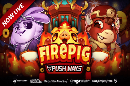Push Gaming launches Fire Pig Push Ways Slot Game