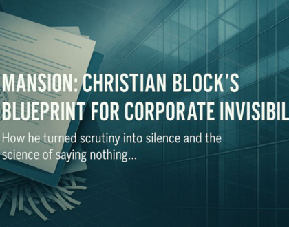 Christian Block’s blueprint for corporate invisibility!