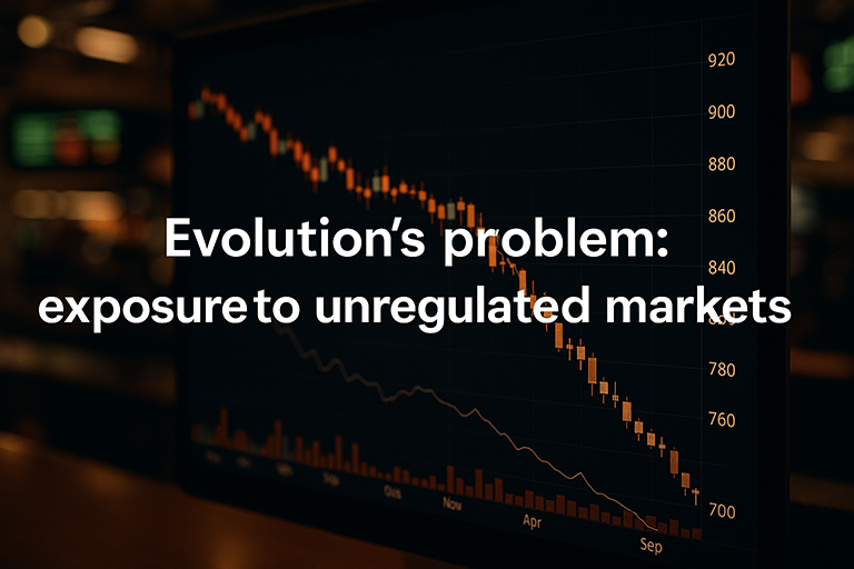 Evolution’s problem: exposure to unregulated markets!