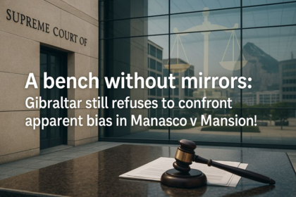 Gibraltar Faces Bias Concerns in Manasco v Mansion Case