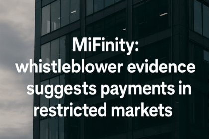 MiFinity Whistleblower Reveals Payments in Restricted Markets